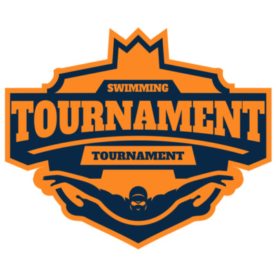 Swimming Tournament logo template Thumbnail