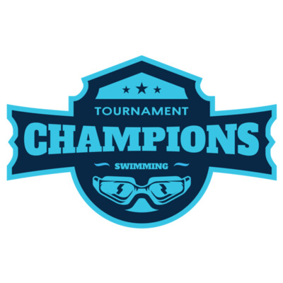 Champions Tournament Swimming logo template Thumbnail
