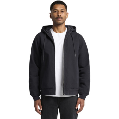 Canvas Bomber Hood Jacket Thumbnail